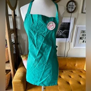 Green bing patch cooking apron